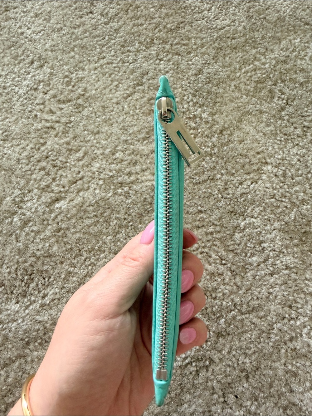 Tiffany & Co. Small Zip Card Holder with zipper - Picture 4 of 7